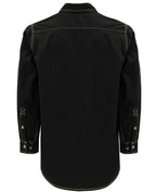 FR Shirts for Men Snaps Down 7.5oz Fire Resistant Welding Jackets