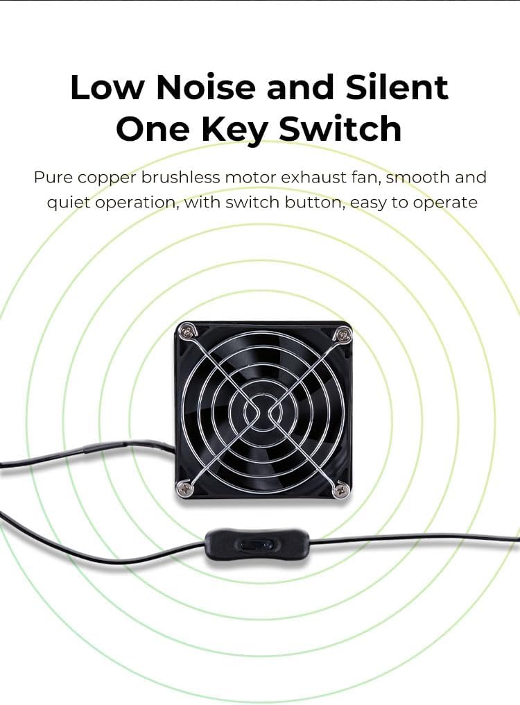 Creality Upgraded Fume Extraction Kit for Ender Plus 3D Printer Enclosure-with Exhaust Fan Interface or Laser