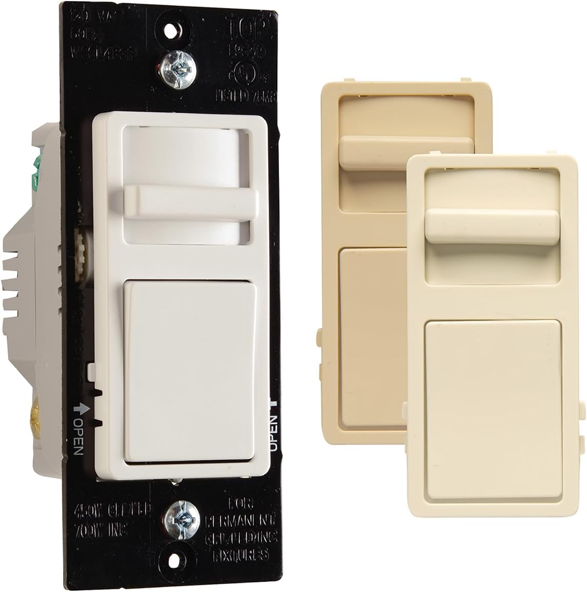 Legrand 450W Wide Slide LED Dimmer Light Switch 3-Way Tri-Color 1 Pack