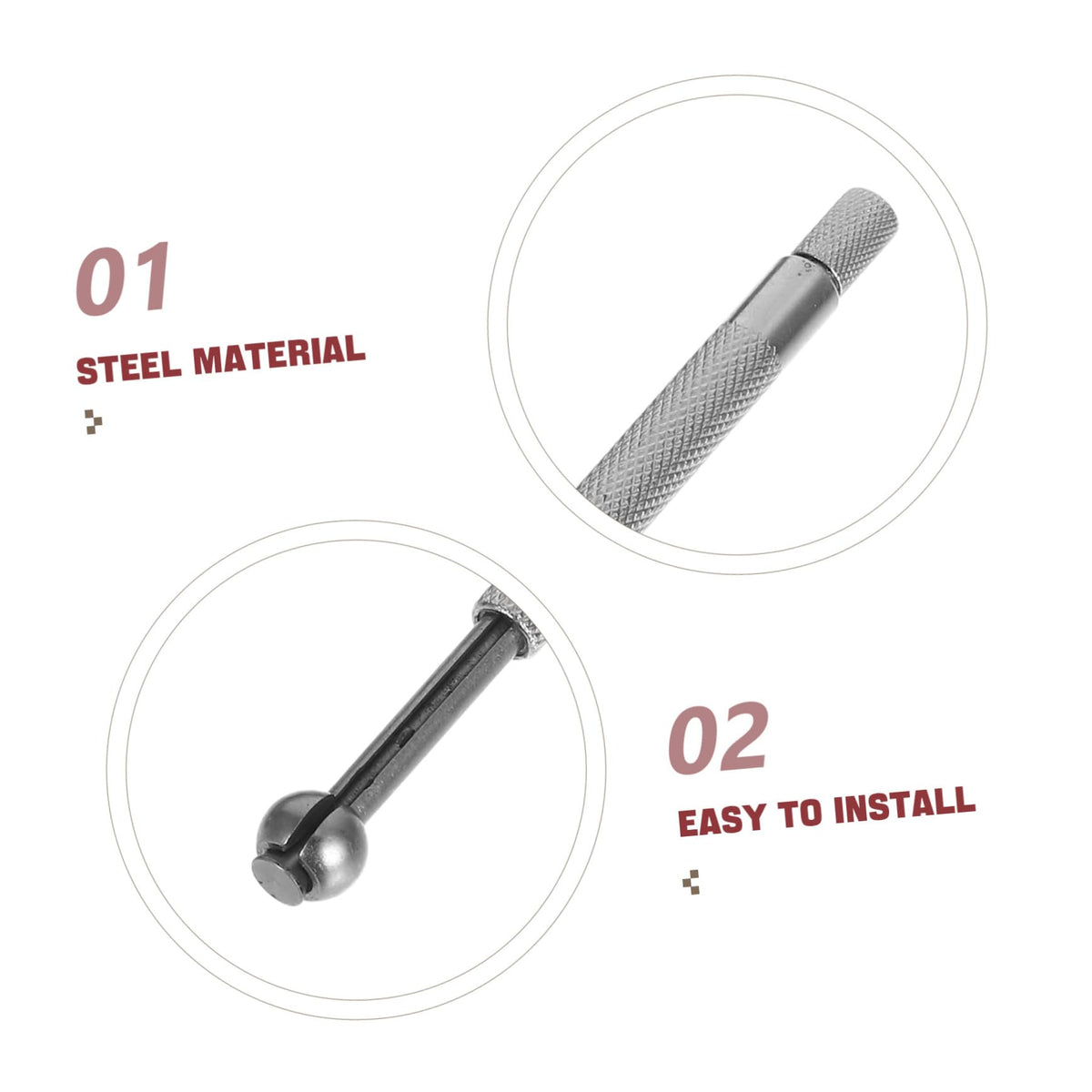 Telescoping Bore Gauge Set, Adjustable Small Hole Diameter Measuring Tool