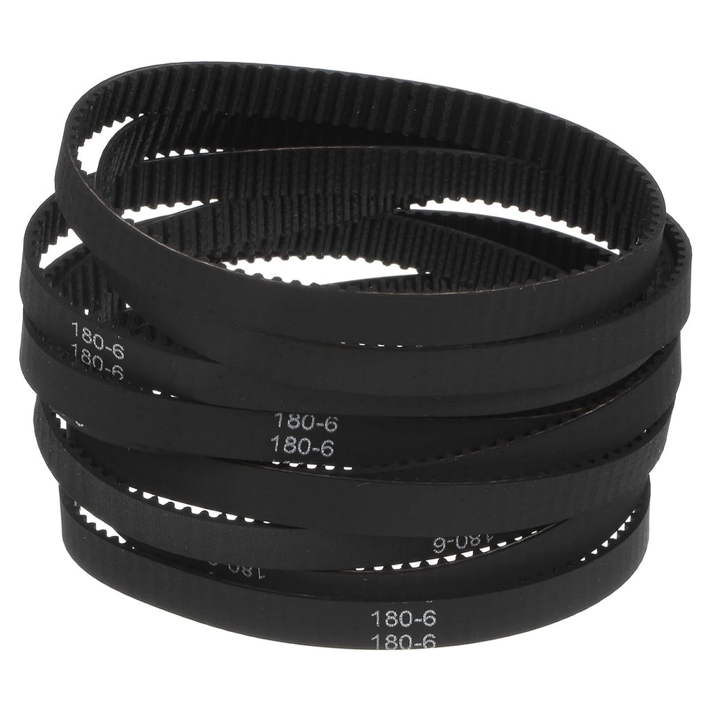 uxcell 10pcs 2GT Timing Belt Closed Loop Rubber Belts 180-2GT-6, 6mm Width x 180mm Length, 3D Printer Timing Belt