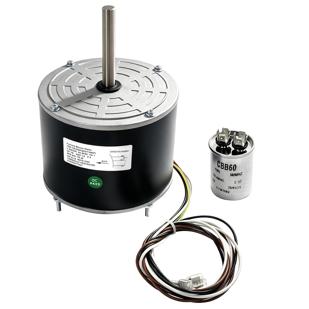 MOT18687 Condenser Fan Motor 1/6HP Fits for Trane & American Standard