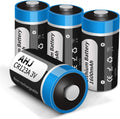 CR123A 3V Lithium Battery, 4 Pack 1600mAh CR123 CR17345 Battery with 10-Year Shelf Life UL Certification for