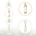 Pet Memorial Urn Suncatcher Dog Cat Memorial Gifts,Ring