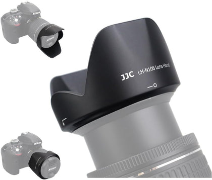 Dedicated Bayonet Reversible Lens Hood Shade for Nikon AF-P DX Nikkor 18-55mm F3.5-5.6G VR & AF-P DX Nikkor 18-55mm