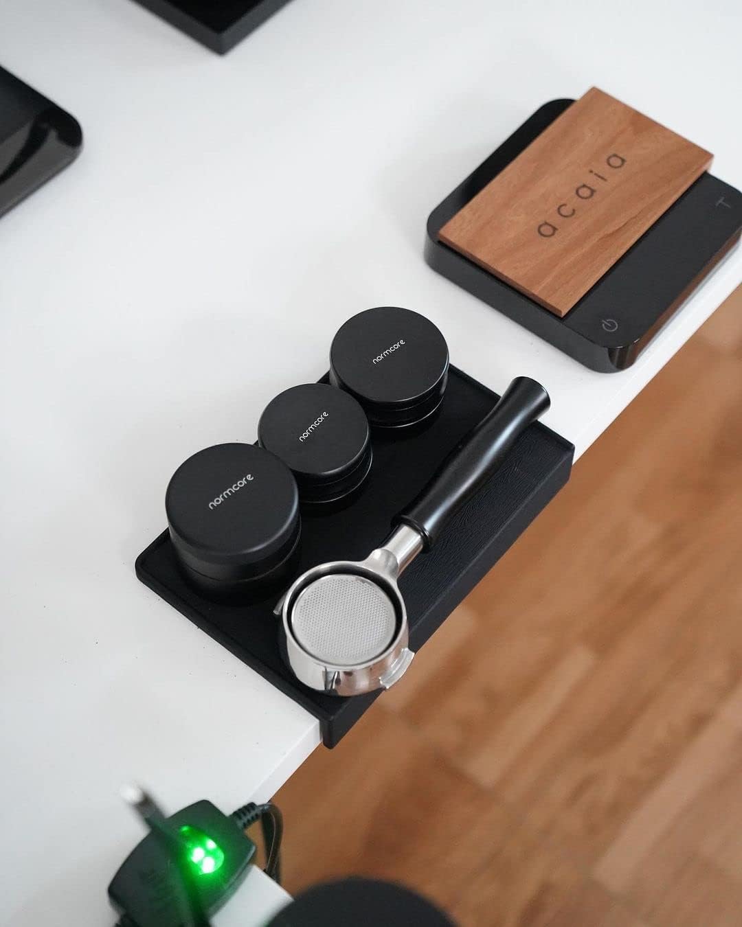 Espresso Tamping Station, Espresso Tamping Mat, Coffee Tamper Mat, Espresso Accessories Tool for Baristas, Food Grade