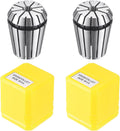 uxcell ER25 Spring Collet 1/4" Chuck for CNC Engraving Machine Lathe Milling Tool 2pcs