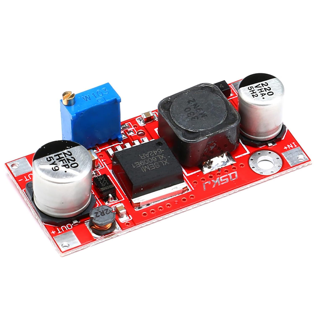 5PCS XL6009 Boost Buck DC-DC 15W Booster Modules Adjustable Step Up Down Converter Module Solar Voltage