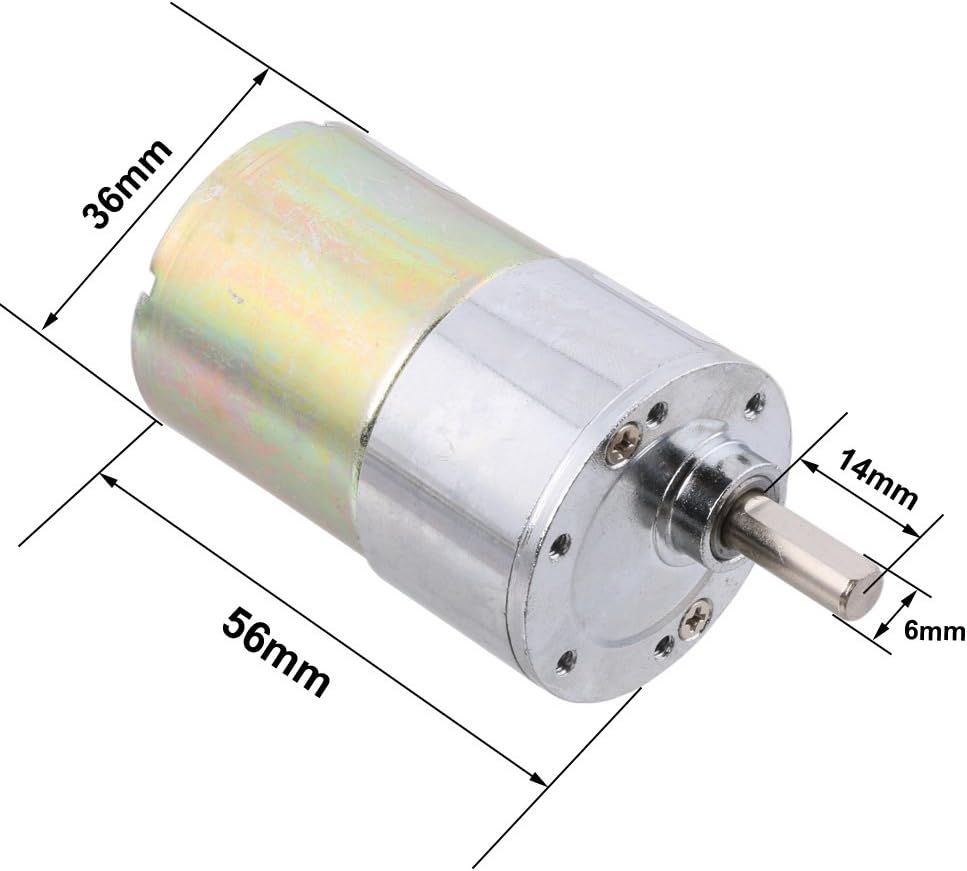 LYWS High Torque 12v Dc 300 RPM Gear-box Electric Motor Replacement
