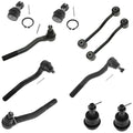 Front Steering & Suspension Kit Ball Joint Sway Bar Stabilizer Link Tie