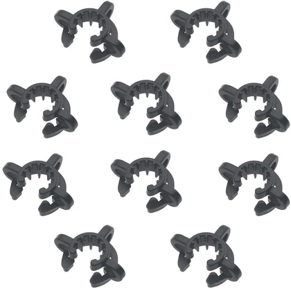 10 PCS Plastic Joint Clips Laboratory Clamp Plastic Jaw Clamp for Glass Standard Conical Interface Ground Glass Joint