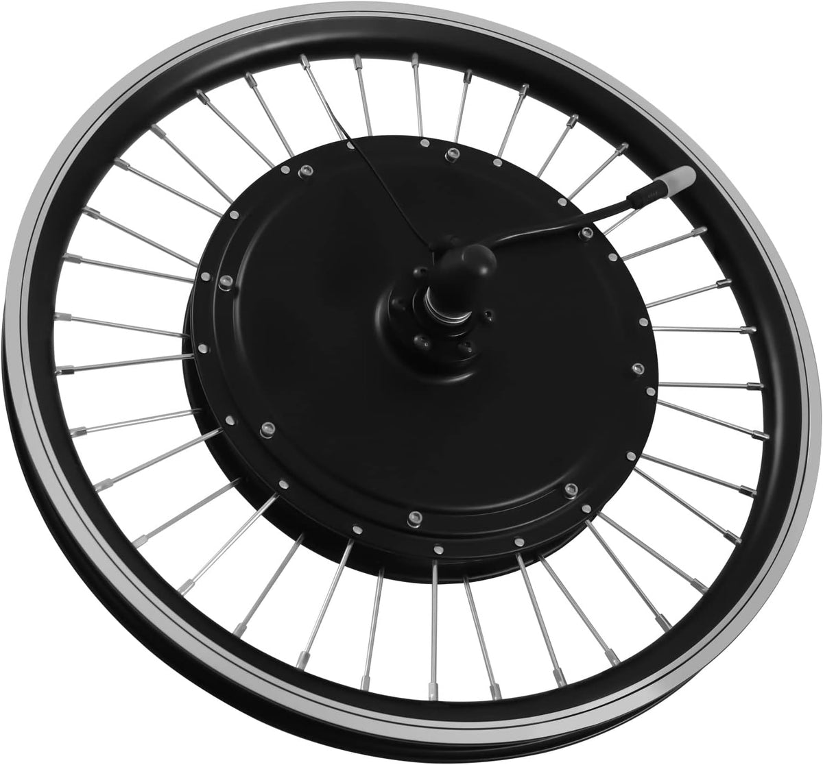 20" Ebike Conversion Kit 36V 500W Electric Bicycle Front Brushless and Gearless Hub Motor Wheel Kit with LCD Display