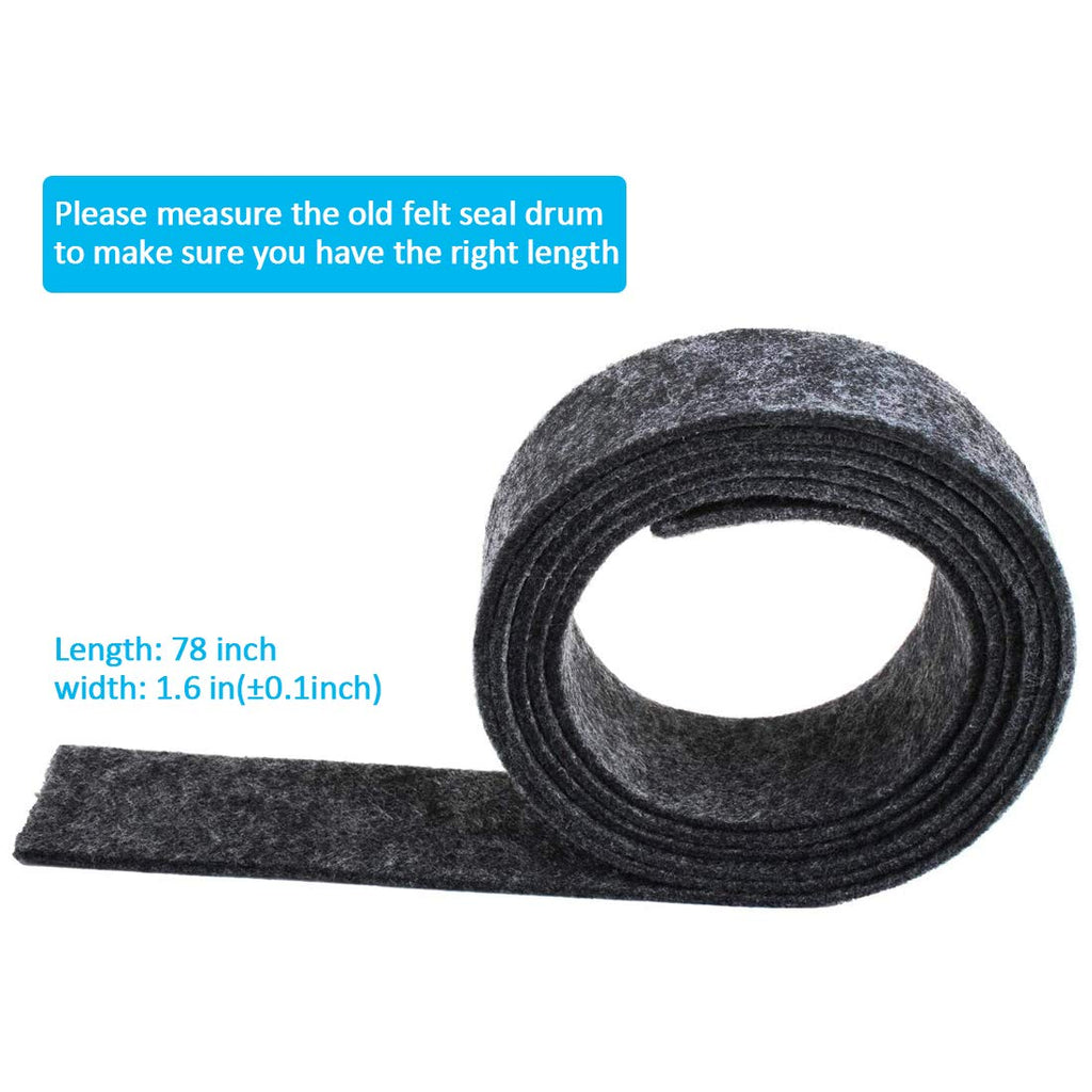 33001807 Dryer Drum Felt Seal Kit Compatible with Whirlpool Maytag