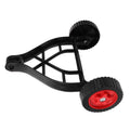 Universal Mower Support Wheel for Grass Trimmer, Black PP