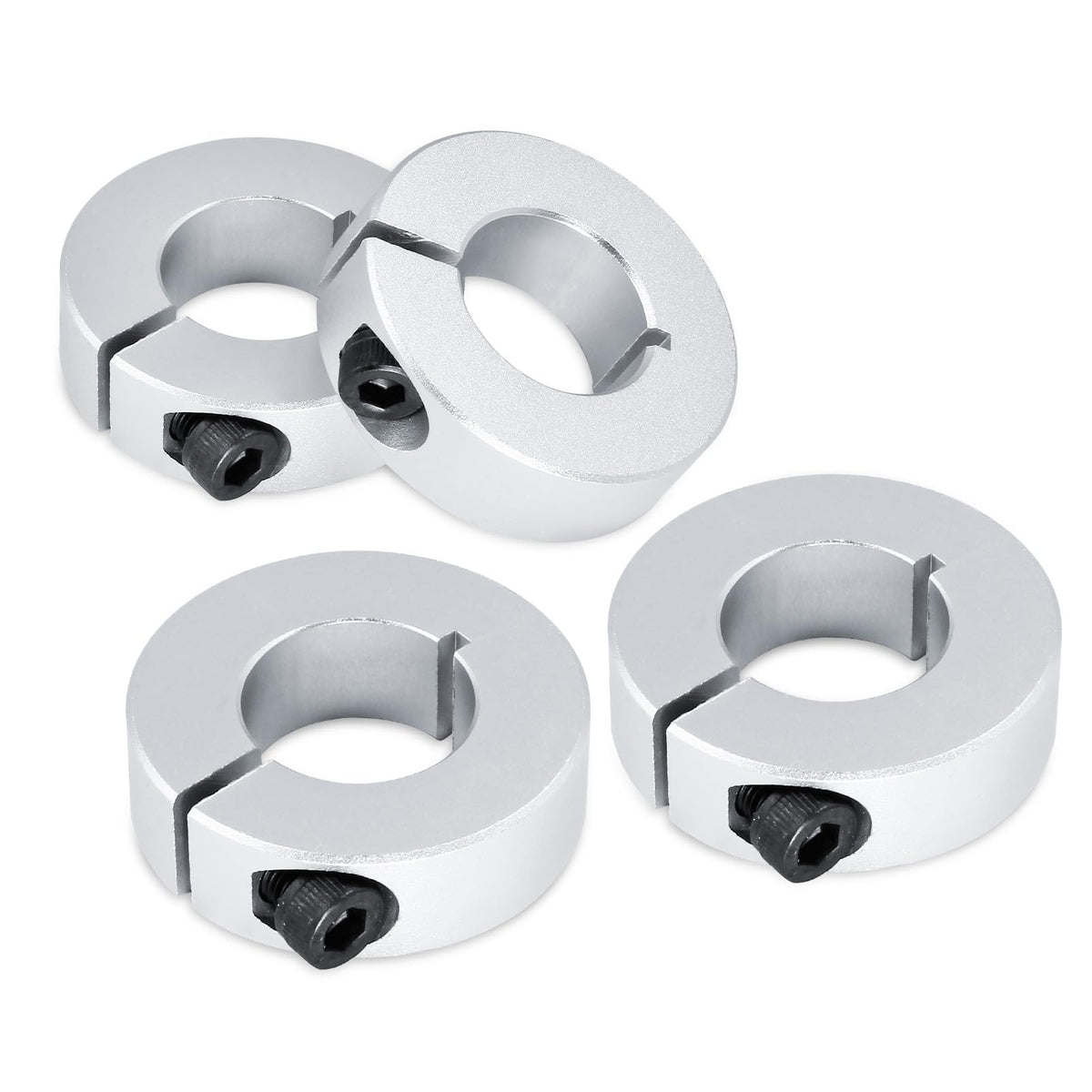 Hordion 4Pcs 20mm Split Shaft Collar, 20mm Bore Dia, 40mm OD, 12mm Thick