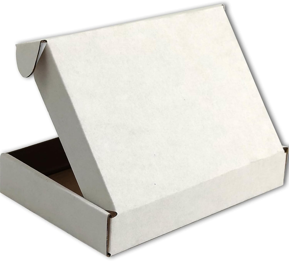 7x5x1 Shipping Boxes White Mailer Corrugated Cardboard Box Set of 100