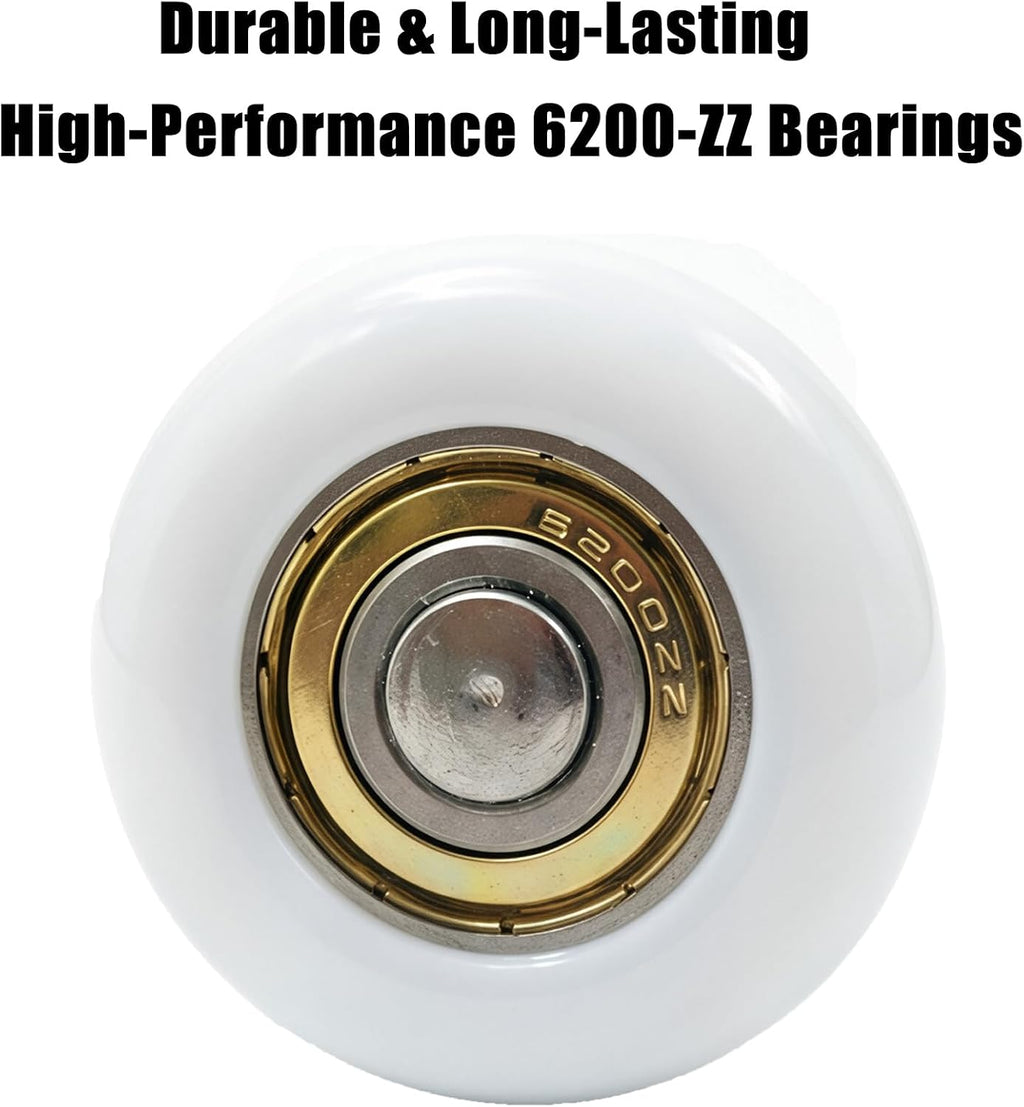 #2 Garage Door Hinge and Roller Kit, 6200ZZ Dual Sealed Bearings