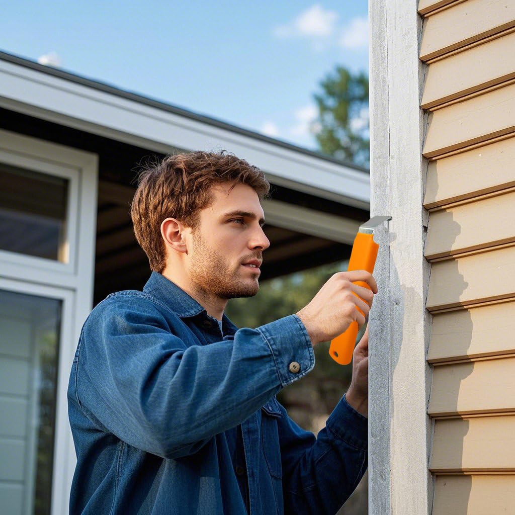 1-Piece Vinyl siding Removal Tool,Zip Tool Vinyl siding,Houses Remove CrowbarTool,Hand Tools with Comfortable