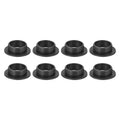uxcell 8Pcs Flanged Sleeve Bearings,ID12mmxOD14mmxL6mm POM Bushing,Black