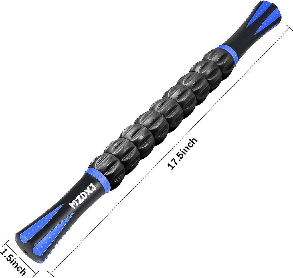 Muscle Roller Massage Roller Stick- Deep Tissue Fascia Blaster for Myofascial Pain Relief, Lymphatic Drainage & Body