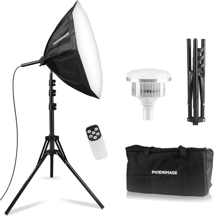 Softbox Lighting Kit, Softbox Photography Lighting Set | 21.6in Soft Box Lighting Set, Photography Lights, 85W