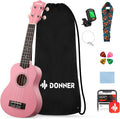 Soprano Ukulele for Beginners 21 Inch Ukelele Starter Bundle Kit with Free Online Lessons Bag Strap String Tuner