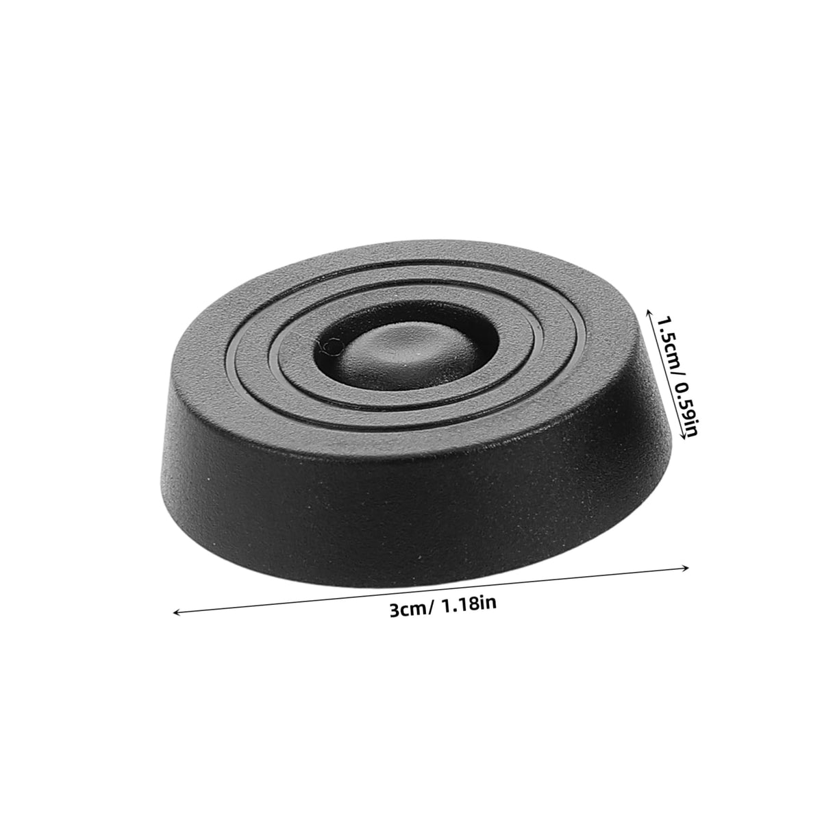 12pcs Rubber Vacuum Cleaner Replacement Wheels for 10mm Hole