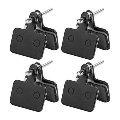 4 Pairs Semi-Metallic E-Bike Brake Pads for Ridstar (Black)