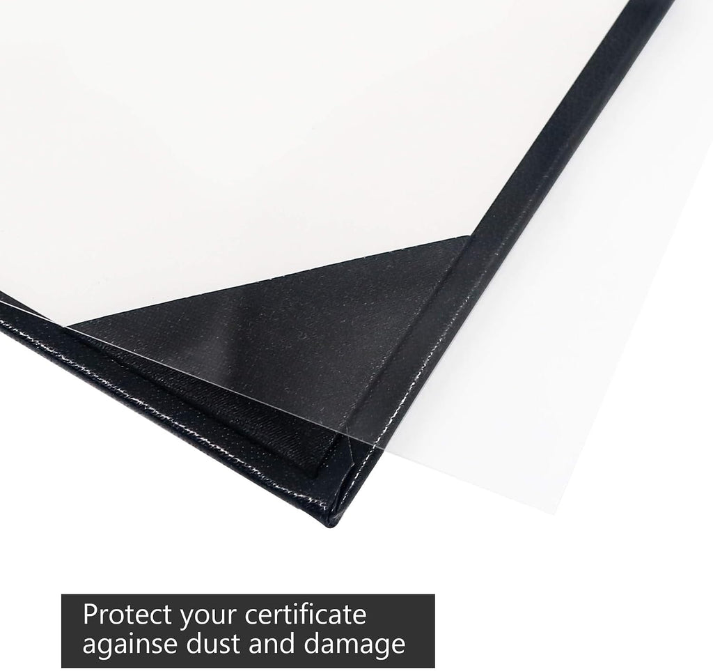 Recognition Certificate Holder 8.5x11 Padded Awards Certificates Cover Protector with Logol "Certificate of