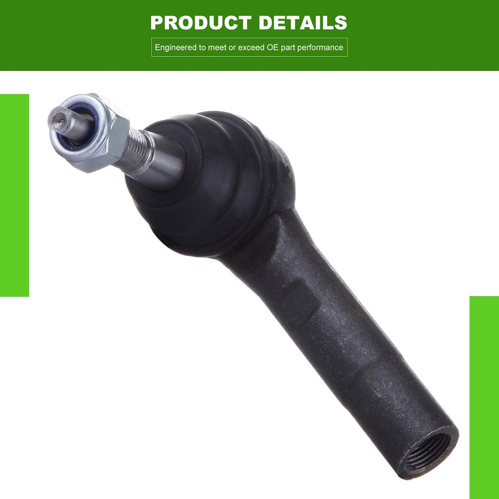 SCITOO 4pcs 2WD 4WD Front Suspension Kit Inner Tie Rod End Outer Tie Rod End Fit 2002-2005 For Dodge Ram 1500 (5-Lug)