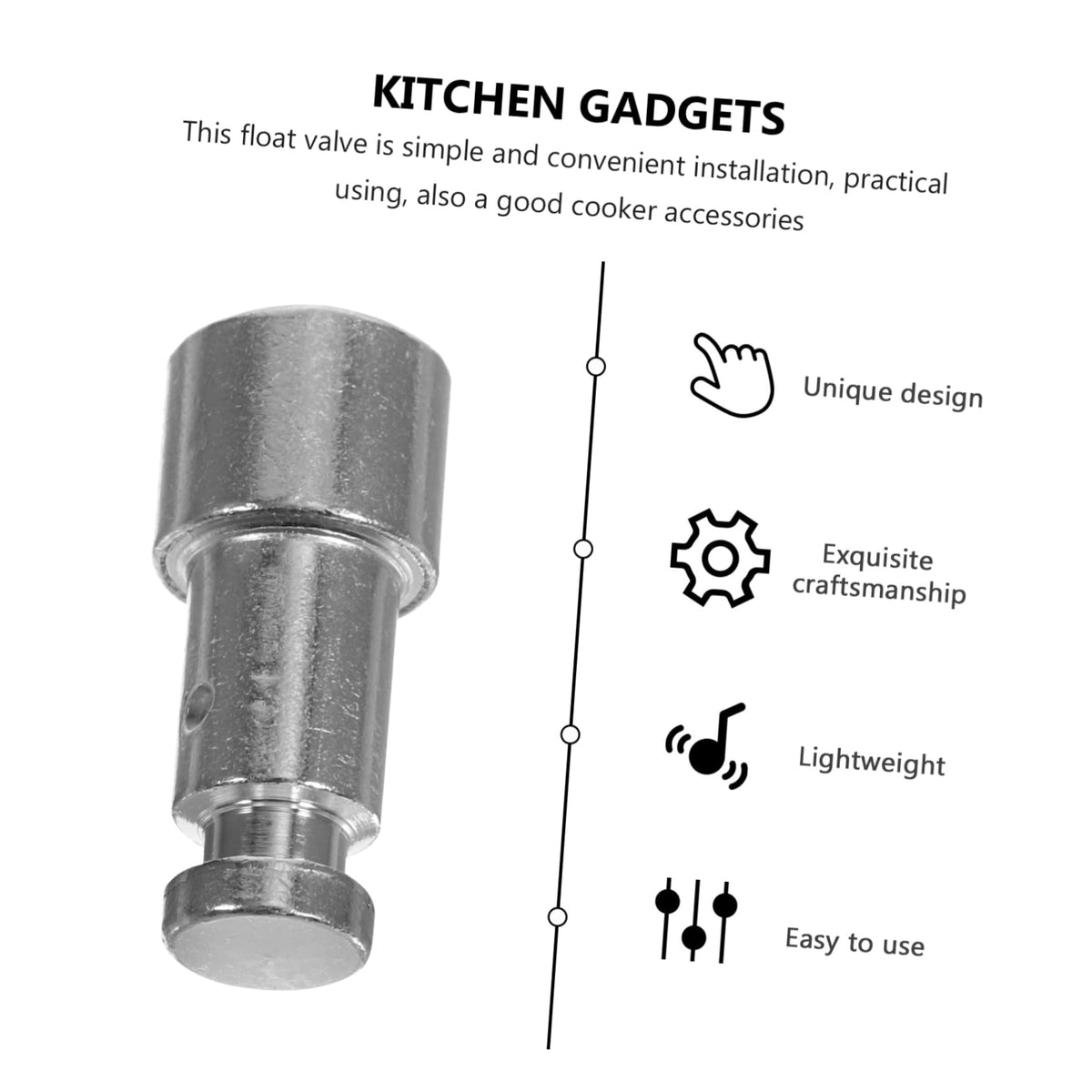 Pressure Cooker for Lid Sealing Float Valve Replacement Parts 3pcs