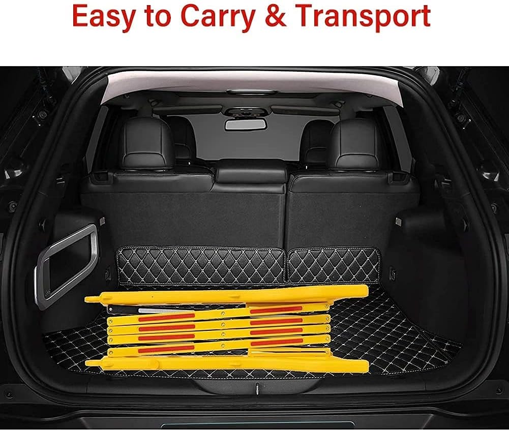 Expandable Mobile Barricade 2 Pcs Expandable Mobile Barricade | Plastic Safety Traffic Gate Fence Water Filled