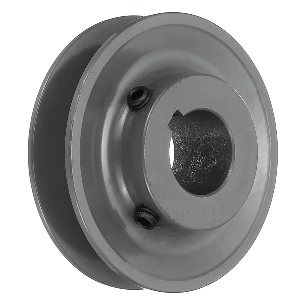 uxcell BK34-1 V-Belt Sheave 1" Bore, 3.55" OD, Single Groove Web Sheave