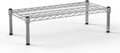 14''W x 30''L x 8''H Chrome Plated Wire Dunnage Rack | Off The Floor Storage