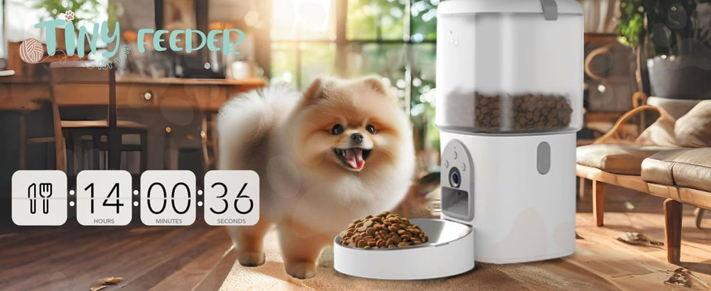 Automatic Cat Feeder with Camera – 2-in-1 Smart Pet Feeder & Water Fountain, 1080P HD Video with Night Vision, 2-Way
