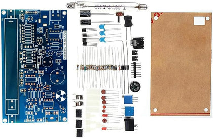 DIY Assemble Geiger Counter Kit Counter Module Nuclear Radiation Detector with Sound and Light Alarm Easy to Use