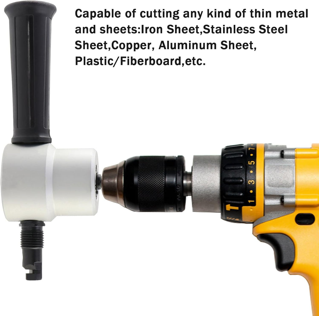 Double Head Metal Sheet Nibbler Cutter Hole Saw Drill Attachment Paperboard Package