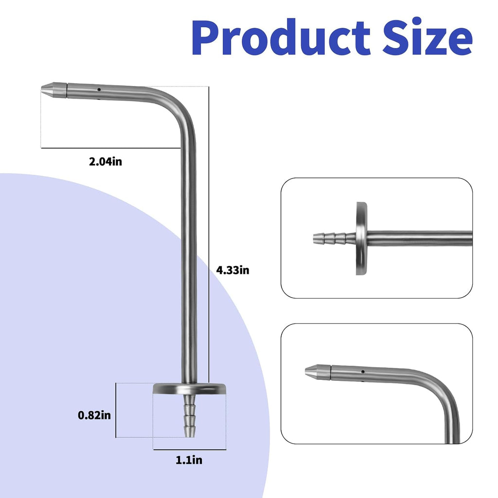 Manometer Probe Kit Compatible with Fieldpiece JL3KM & Klein Tools ET180