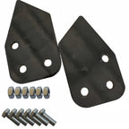 2PCS Narrow Bucket Side Teeth for Mini Excavator with Bolt Nut Hardware