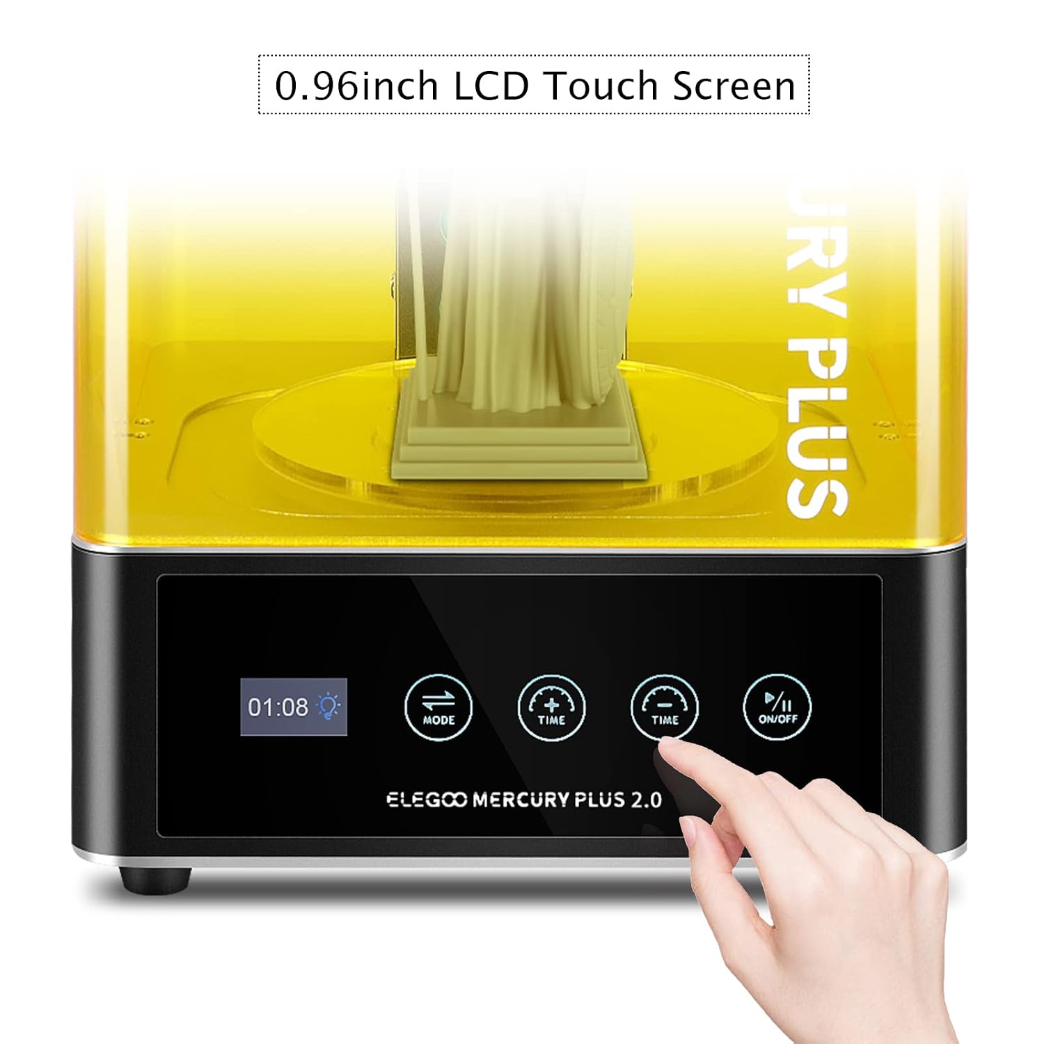 Mercury Plus 2.0 Wash and Cure Station Washing and Curing Machine Resin Curing Station for LCD/DLP/SLA 3D Printed