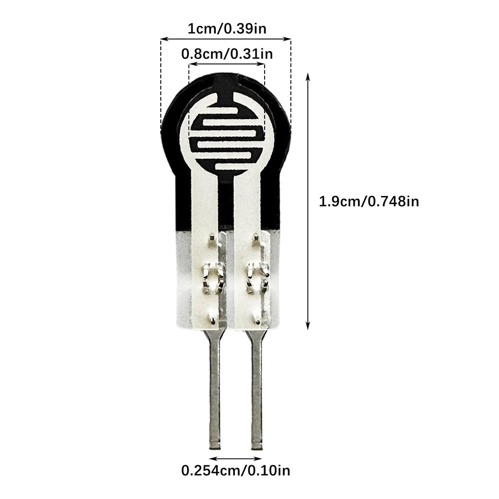 2Pcs Thin Film Pressure Sensor 20g-10Kg Force Sensitive Resistor (FSR400)