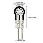 2Pcs Thin Film Pressure Sensor 20g-10Kg Force Sensitive Resistor (FSR400)