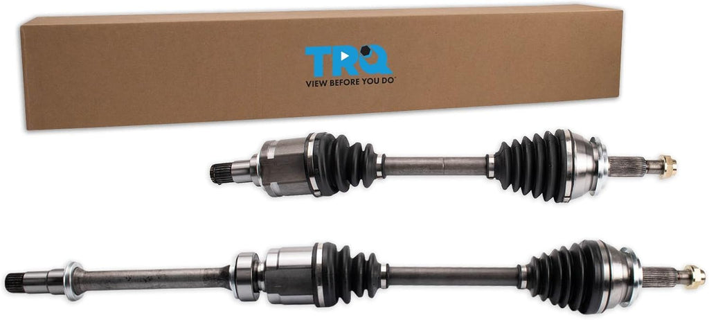 TRQ Front 2 Piece CV Axle Shaft Assembly Set