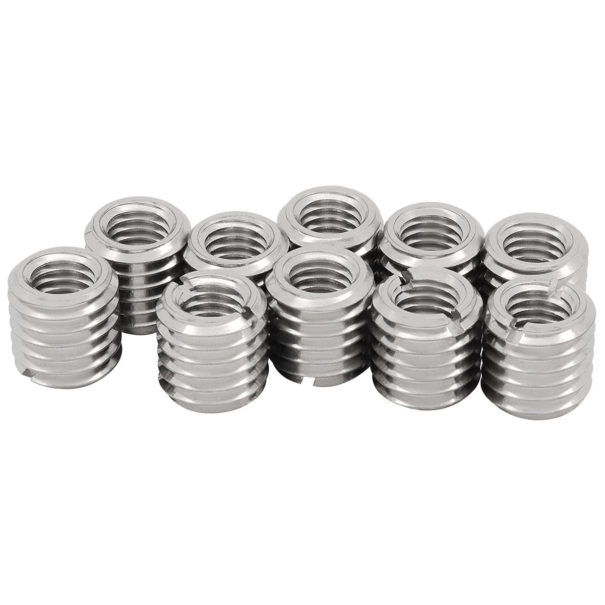 SOVNSG10Pcs Self Tapping Thread Inserts Stainless Steel M8 Female M12 Male