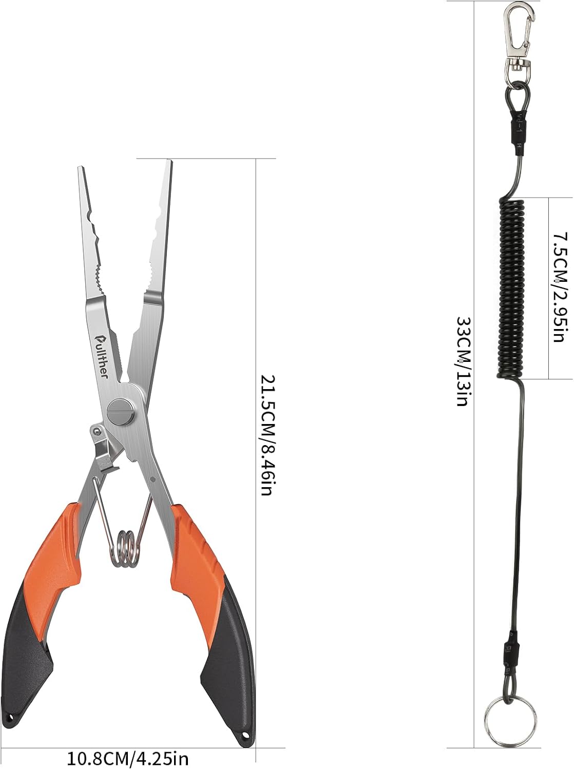 Hook Remover Fishing Pliers,Stainless Steel Fishing Tools | Multitool Fishing Gear