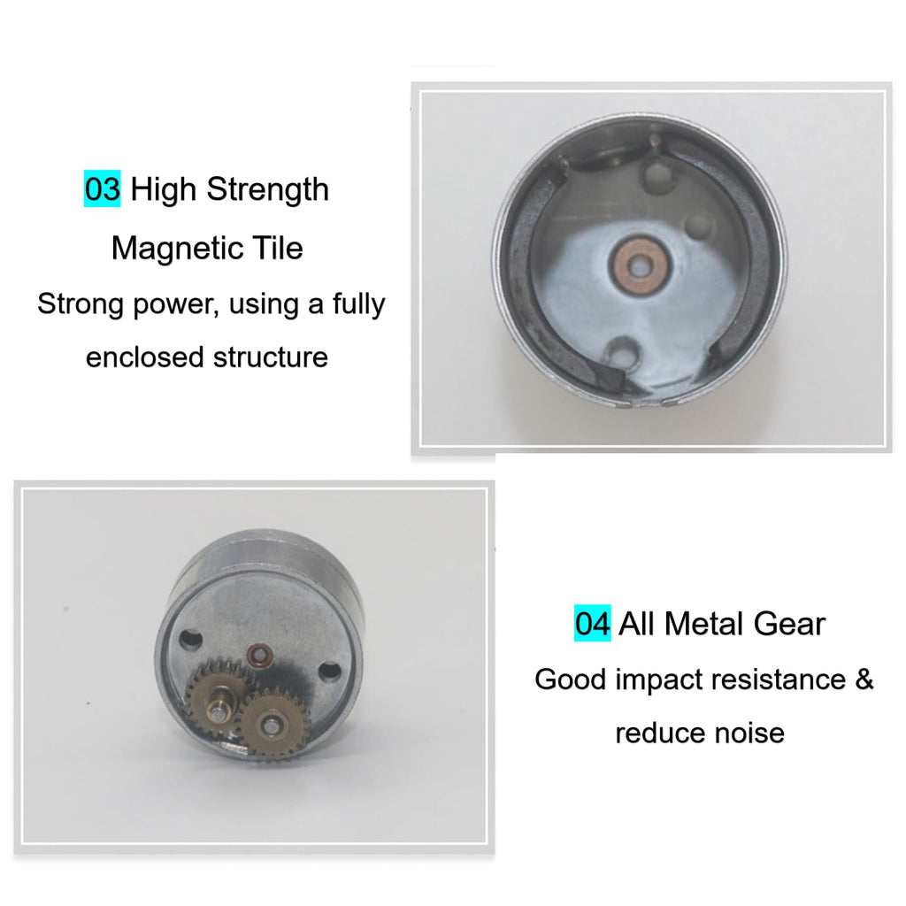 DC 12V DIY Encoder Gear Motor, 65mm Wheel Kit, 130RPM