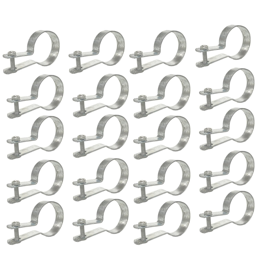 2-3/8" Tension Band for Chain Link Fence,Heavy Duty Chain Link Brace Band Use for attaching Chain Link Fence Rails