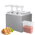 3L Sauce Dispenser Pump, Leak-Proof Condiment Pump Station