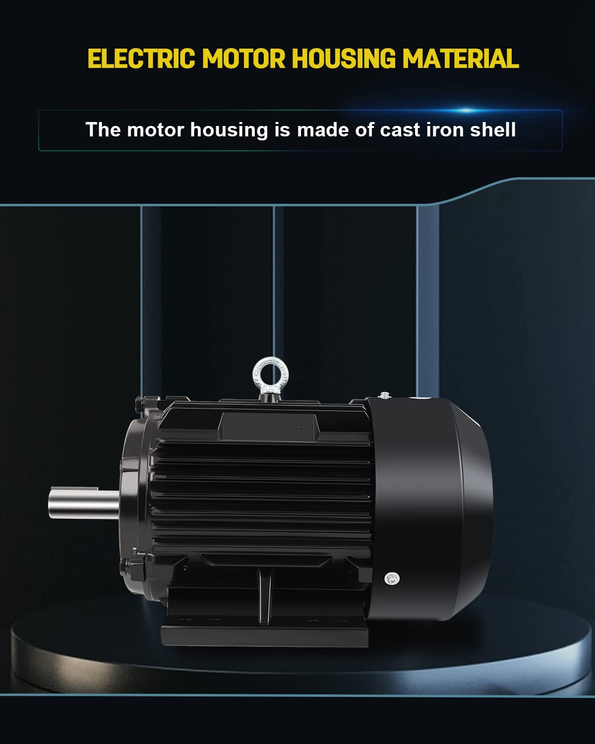 5HP Electric Motor General Purpose Three Phase Motor 1480/1770RPM 184TFrame