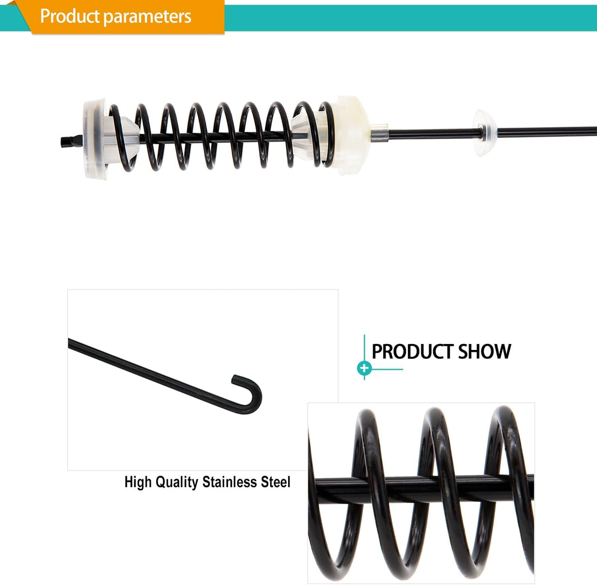 NTW4610YQ0 NTW4630YQ0 NTW4650YQ0 Washer Suspension Rod Kit for Amana
